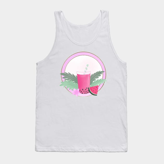 Watermelon Boba Tank Top by Home Cyn Home 